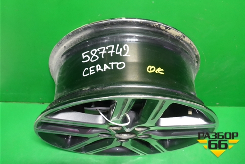 Диск колёсный литой  R17 EJ7 5x114.3 ET53 Ц.О.67,1 (52910M6400) для Kia Cerato с 2018г (Серато3)