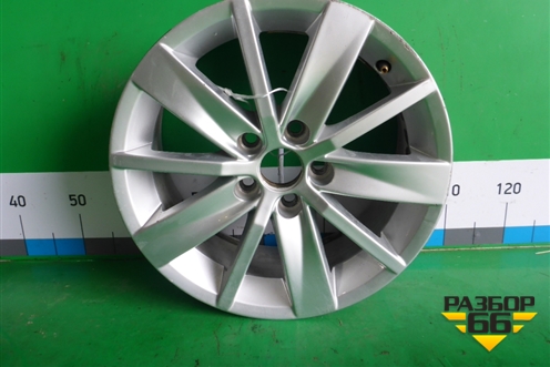 Диск колёсный литой  R15 EJ6 5x100 ET40 Ц.О.57,1 (6RU601025E) для Volkswagen Polo (седан) с 2010г