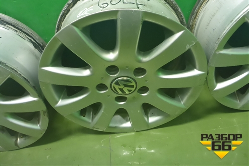 Диски колёсные литые (комплект)  R15 EJ6,5 5x112 ET50 Ц.О.57,1 (1K0601025A) для Volkswagen Golf V с 2003-2009г
