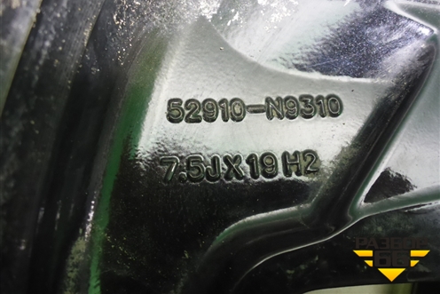 Диск колёсный литой  R19 EJ7,5 5x114.3 ET51 Ц.О.67,1 (52910N9310) для Hyundai Tucson с 2020г