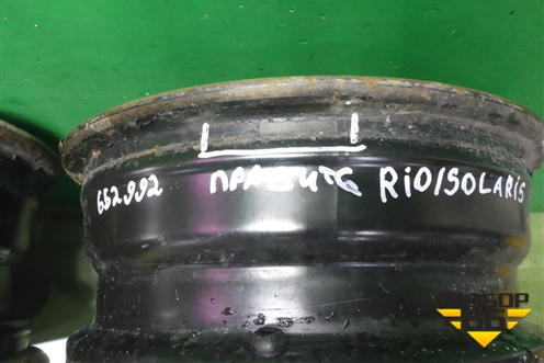 Диски колёсные штампованные (комплект)  R15 EJ6 4х100 ET48 Ц.О.54,1 (529104L000) для Kia Rio с 2011-2016г