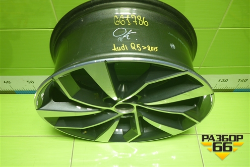 Диск колёсный литой  R19 EJ8 5x112 ET39 Ц.О.66,5 (80A601025BK) для Audi Q7 c 2015г (Ку 7)