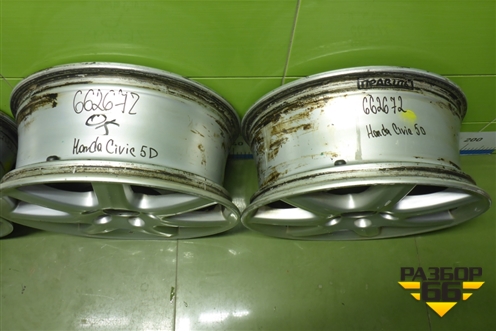 Диски колёсные литые (комплект)  R17 EJ7 5x114.3 ET55 Ц.О.64,1 (SMG770A) для Honda Civic 5D с 2005-2011г (Цивик)
