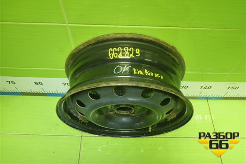 Диск колёсный штампованный  R14 EJ5 4х100 ET39 Ц.О.54,1 (529101G000) для Kia Rio с 2005-2011г (Рио 2)