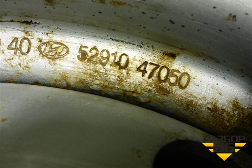 Диски колёсные штампованные (комплект)  R14 EJ5,5 5x120 ET40 Ц.О.67,1 (5291047050) для Hyundai Porter с 1996-2011г (Портер)