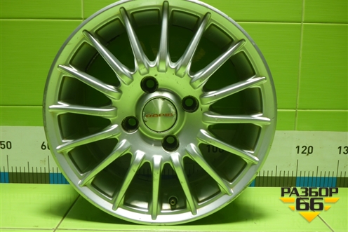 Диск колёсный литой  R15 EJ6 4х114,3 ET46 Ц.О.67,1 (КС329)