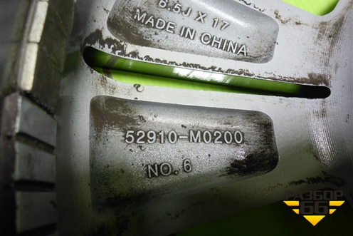 Диск колёсный литой  R17 EJ6,5 5x114.3 ET49 Ц.О.67,1 (52910M0200) для Hyundai Creta с 2016г (Крета)