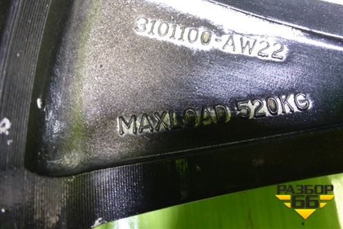 Диск колёсный литой  R19 EJ7 5x114.3 ET42 Ц.О.60,1 (3101100AW22) для Changan CS55 PLUS с 2019г (ЦС 55 плюс)