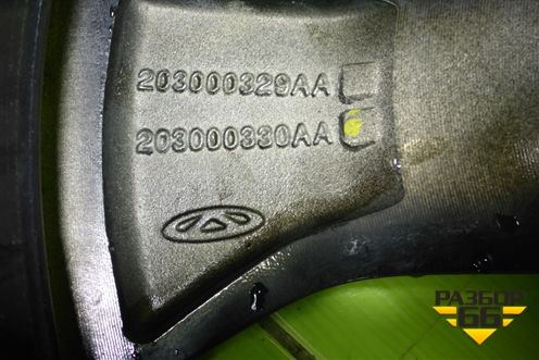 Диск колёсный литой  R17 EJ6,5 5x108 ET33 Ц.О.60,1 (203000329AA) для Chery Tiggo 4 Pro с 2020-2025г (Тиго 4 Про)