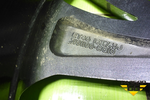 Диск колёсный литой  R18 EJ7,5 5x110 ET46 Ц.О.63,3 (3101100BQ10) для Changan CS35 Plus с 2018г (ЦС 35 плюс)