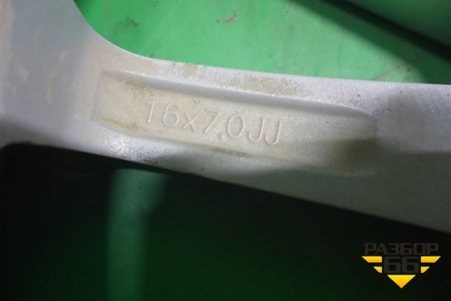 Диск колёсный литой  R16 EJ7 5x114.3 ET38 Ц.О.66