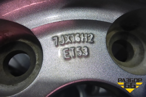 Диск колёсный литой  R16 EJ7 5x112 ET53 Ц.О.56 (8P0601025H) для Audi A3 (8PA) 2003-2013г Sportback (А3)