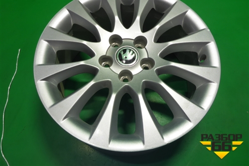 Диск колёсный литой (новый) R17 EJ7,5 5x112 ET49 Ц.О.57,1 (3T0601025G) для Skoda Superb с 2008-2015г
