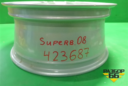 Диск колёсный литой (новый) R17 EJ7,5 5x112 ET49 Ц.О.57,1 (3T0601025G) для Skoda Superb с 2008-2015г