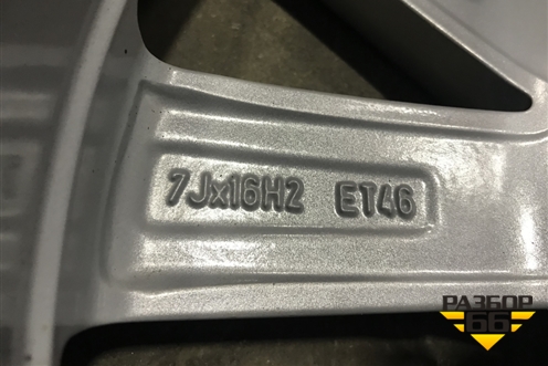 Диск колёсный литой  R16 EJ7 5x100 ET46 Ц.О.57,1 (5JA601025B) для Skoda Rapid с 2013г (Рапид)