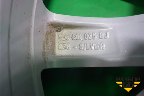 Диск колёсный литой  R16 EJ6,5 5x112 ET46 Ц.О.57,1 (5E0601025BJ) для Skoda Octavia (A7) с 2013г (Октавия)