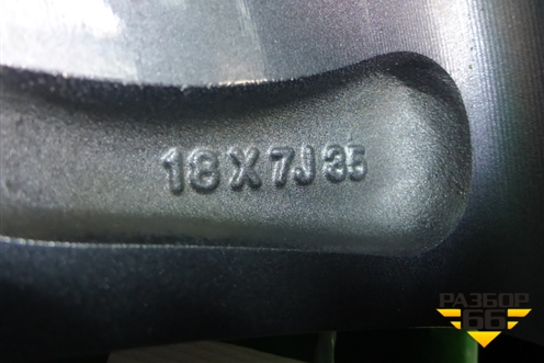 Диск колёсный литой  R18 EJ7 5x114.3 ET35 Ц.О.66,1 (403007351R) для Renault Koleos с 2017г
