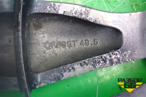 Диск колёсный литой  R18 EJ7,5 5x114.3 ET49,5 Ц.О.67,1 (529102W300) для Hyundai Santa Fe с 2012г