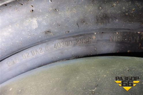 Запасное колесо докатка  125/70 R15 (Лето) EJ4 4х114,3 Ц.О.66,1 (4030028E00) для Nissan Bluebird Sylphy с 2000-2005г