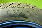 Запасное колесо докатка  125/70 R15 (Лето) EJ4 4х114,3 ET44 Ц.О.56,6 для Chevrolet Lacetti с 2003г (Лачетти)
