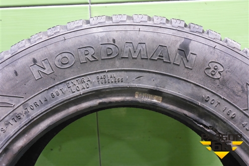 Шина  175/70 R14 (Зима Шипы) ( Nokian Nordman 8)