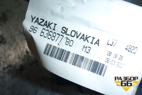 Проводка двери задней левой для Peugeot 207 с 2006-2015г