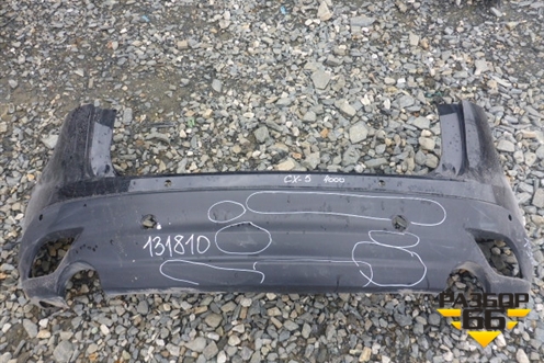 Бампер задний (под парктроник) (KD4750221) для Mazda CX 5 с 2012-2016г (СХ5)
