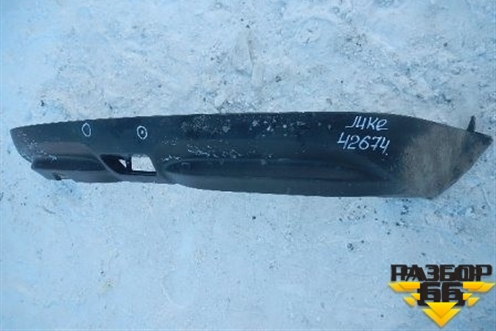 Юбка заднего бампера (до 2014г) (850B21KA1A) для Nissan Juke (F15) с 2011г (Жук)