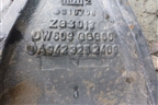 Кронштейн реактивной тяги левый  (A9423252409) для Mercedes Benz  TRUCK Axor 2 с 2004г