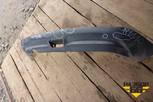 Юбка заднего бампера (до 2014г) (850B21KA1A) для Nissan Juke (F15) с 2010-2019г (Жук)