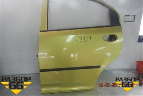 Дверь задняя левая (S216201010DY) для Chery QQ6(S21) с 2008г (Ку Ку 6)