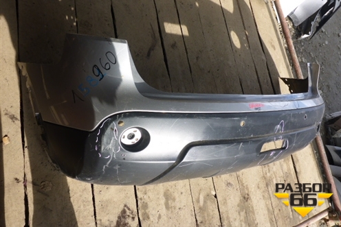 Бампер задний (под парктроник) (85022JD00H) для Nissan Qashqai (J10E) с 2006-2013г (Кашкай)
