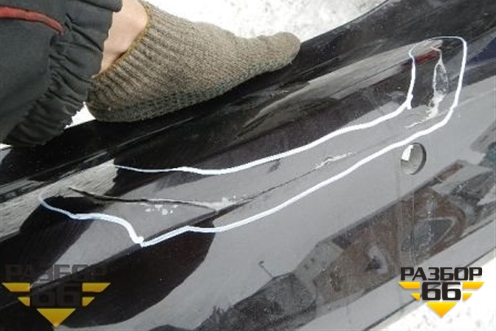 Бампер задний (под парктроник) для Opel Zafira C с 2012г