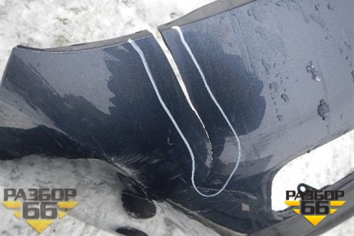 Бампер задний (под парктроник) (5215948170) для Toyota Highlander с 2007-2013г (Хайлендер)