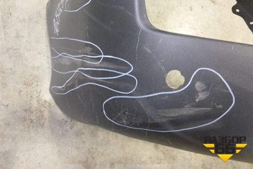 Бампер задний (до 2015г под парктроник) (5215942190) для Toyota Rav-4 с 2012-2019г (Рав 4)