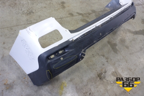 Бампер задний (под парктроник) (5215948170) для Toyota Highlander с 2007-2013г (Хайлендер)