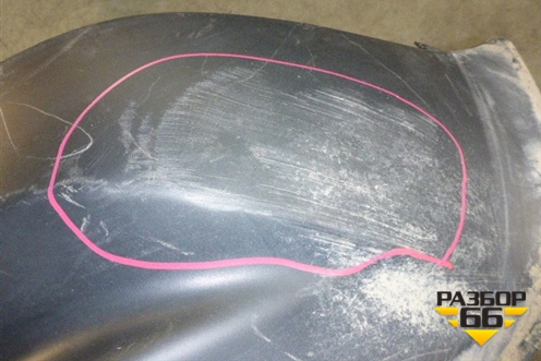 Юбка заднего бампера (до 2014г) (850B21KA1A) для Nissan Juke (F15) с 2010-2019г (Жук)