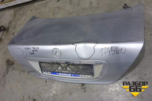 Крышка багажника (до 2001г в сборе) для Mercedes Benz S-Klass W220 с 1998-2005г
