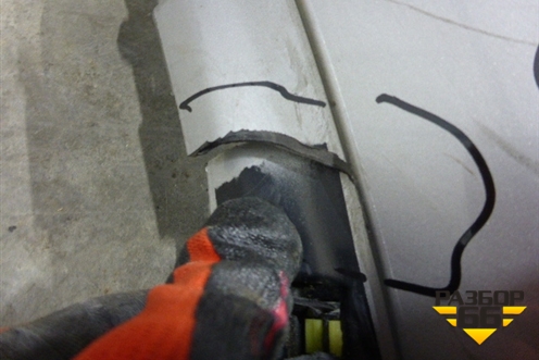 Бампер задний (85022JD00H) для Nissan Qashqai (J10E) с 2006-2013г (Кашкай)