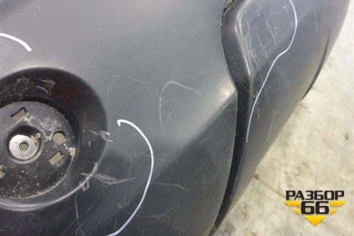 Бампер задний (85022JD00H) для Nissan Qashqai (J10E) с 2006-2013г (Кашкай)