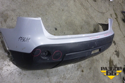 Бампер задний (85022JD00H) для Nissan Qashqai (J10E) с 2006-2013г (Кашкай)