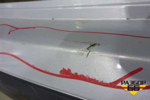 Бампер задний (85022JD00H) для Nissan Qashqai (J10E) с 2006-2013г (Кашкай)