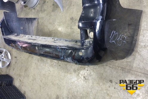 Бампер задний (до 2015г под парктроник) (5215960260) для Toyota Land Cruiser (200) с 2008г (Ленд Крузер)