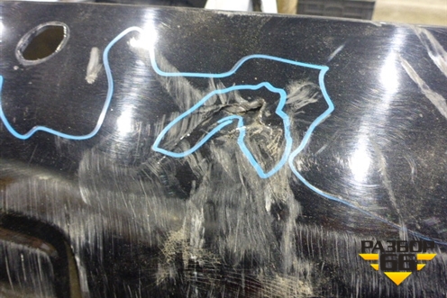 Бампер задний (до 2015г под парктроник) (5215960260) для Toyota Land Cruiser (200) с 2008г (Ленд Крузер)