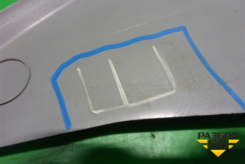 Обшивка стойки задняя верхняя правая (седан) (93370326) для Opel Astra H с 2004-2015г