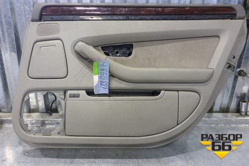 Обшивка двери задней правой под электрику (LONG) для Audi A8 с 2002-2010г