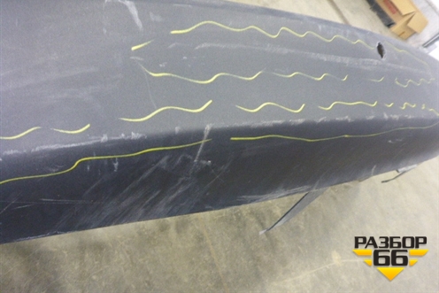 Бампер задний (до 2015г под парктроник) (5215942190) для Toyota Rav-4 с 2012-2019г (Рав 4)