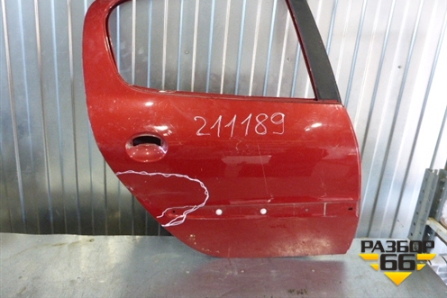 Дверь задняя правая (седан=хетчбэк) (9008A5) для Peugeot 206 с1998г