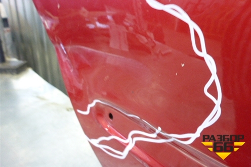 Дверь задняя правая (седан=хетчбэк) (9008A5) для Peugeot 206 с1998г