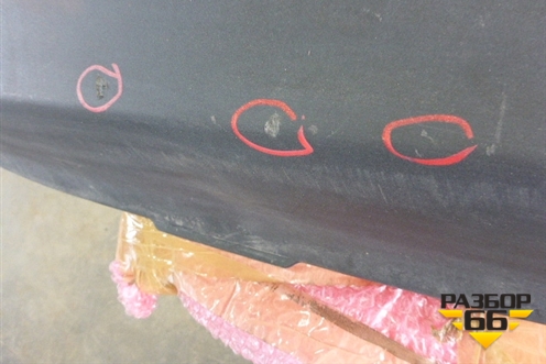 Бампер задний (до 2015г под парктроник) (5215942190) для Toyota Rav-4 с 2012-2019г (Рав 4)